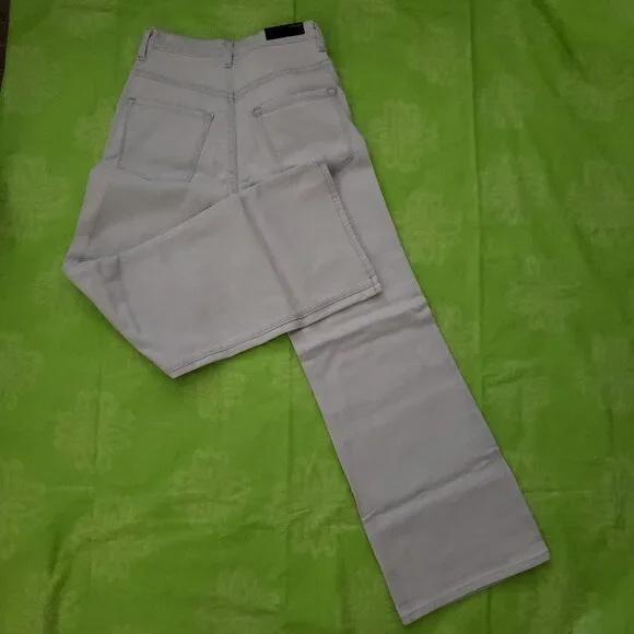 NWOT J Brand Joan Crop High Rise Jeans Powdered Wide Leg Size 27 - Picture 7 of 8